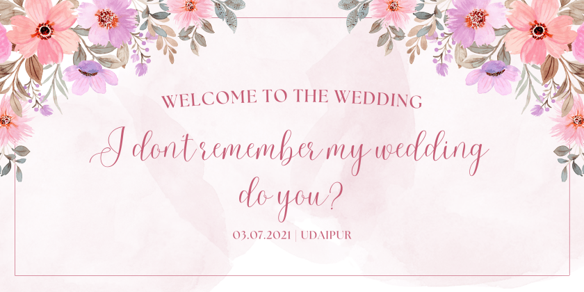 I don't remember my marriage; do you?